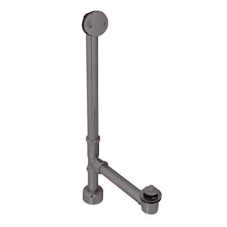 Westbrass Twist & Close Bath Waste, 22" Make-Up, 17 Ga. Tubing in Oil Rubbed Bronze D3221K-12